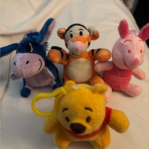 Disney Pooh and friends 4 pcs set 4 inches tall